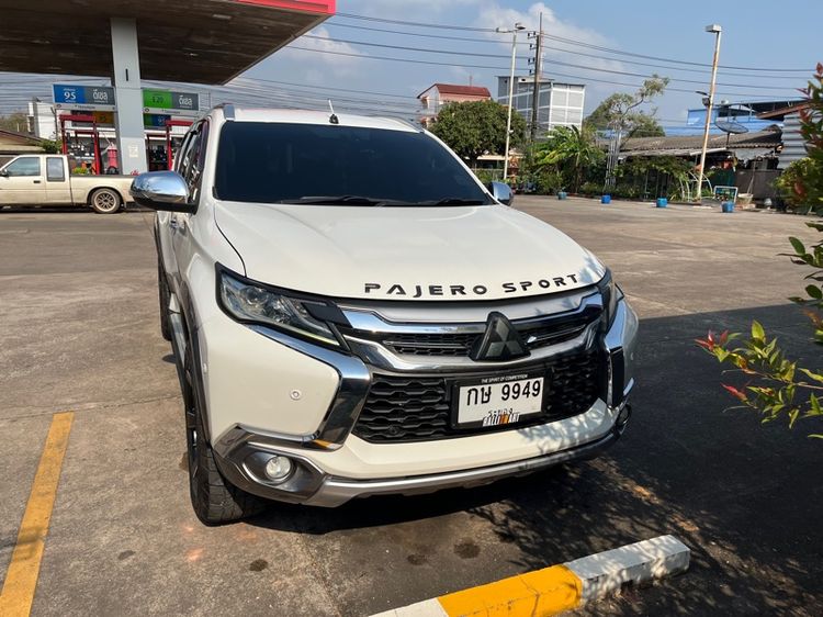 Mitsubishi Pajero Sport 2016 2.4 GT Premium 4WD Van ดีเซล ไม่ติดแก๊ส เกียร์อัตโนมัติ ขาว