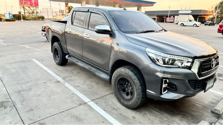 Toyota Hilux Revo 2018 2.4 E Prerunner Pickup ดีเซล ไม่ติดแก๊ส เกียร์อัตโนมัติ เทา รูปที่ 3