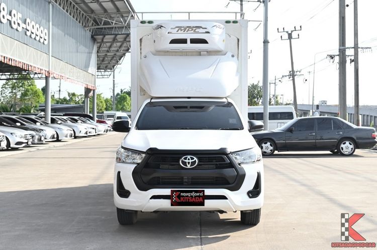 Toyota Hilux Revo 2023 2.4 Entry Pickup ดีเซล ไม่ติดแก๊ส เกียร์ธรรมดา ขาว รูปที่ 2