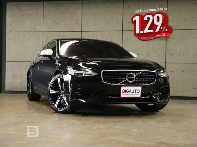 รถ Volvo S90 2.0 T8 R-Design 4WD สี ดำ
