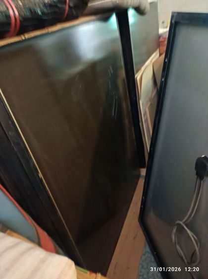 แผ่นโซล่าเซล อะมอฟัส มือสอง 150วัตต์ 79-110โวลต์ (20แผ่น15,000)  โทร.0830345144 รูปที่ 2