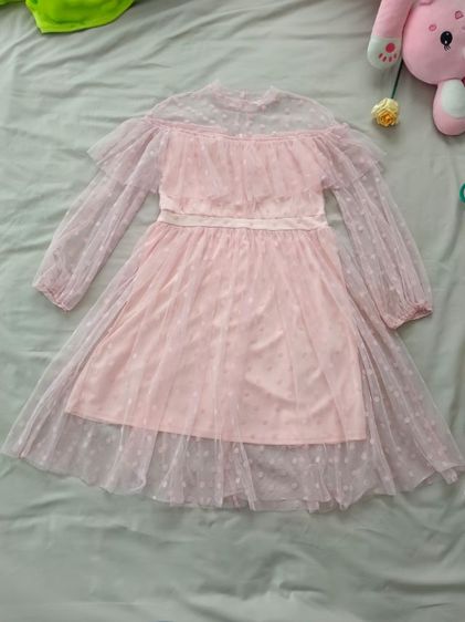 ส่งต่อชุดเดรสชีฟองสีชมพู วาเลนไทน์ ลุคหวาน สภาพ99เปอร์เซ็นต์ ใส่ออกงานครั้งเดียว ราคาต่อรองได้ ส่งฟรี รูปที่ 2