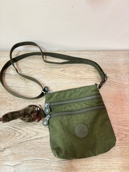 หญิง เขียว ไนล่อน กระเป๋าสะพายข้าง Kipling 