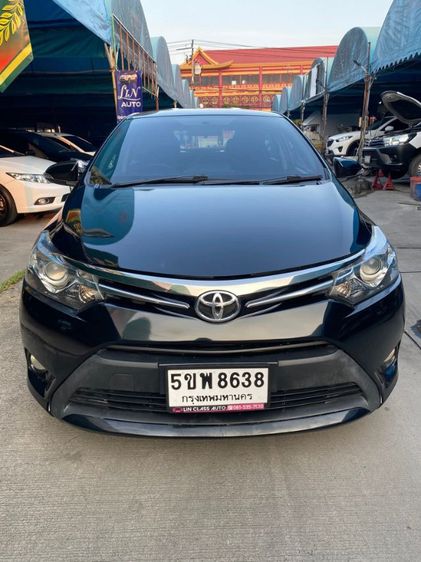 Toyota Vios 2014 1.5 S Sedan เบนซิน ไม่ติดแก๊ส เกียร์อัตโนมัติ ดำ รูปที่ 3