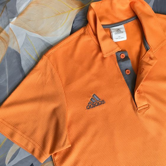 อื่นๆ แขนสั้น Adidas (อาดิดาส) เสื้อโปโลสีส้ม ของแท้ 💯 เนื้อผ้า Climalite ระบายอากาศดีเยี่ยม