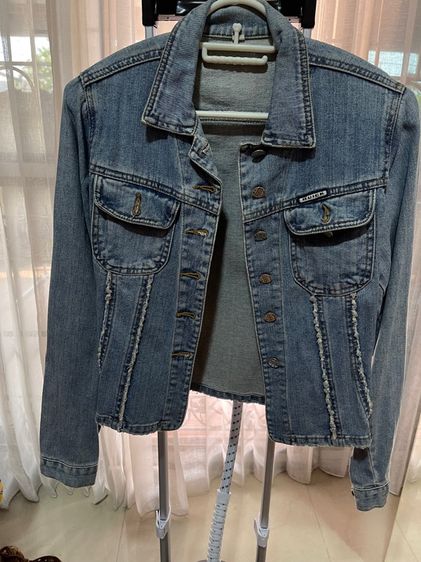 เสื้อคลุมยีนส์ผ้ายีนส์