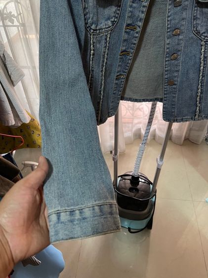 เสื้อคลุมยีนส์ผ้ายีนส์ รูปที่ 6