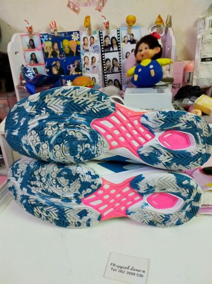 รองเท้า ตีแบด Mizuno ไซซ์ 44 28.5 สภาพใหม่ ไม่ขาด พื้นดีไม่สึก สวยๆ รูปที่ 9