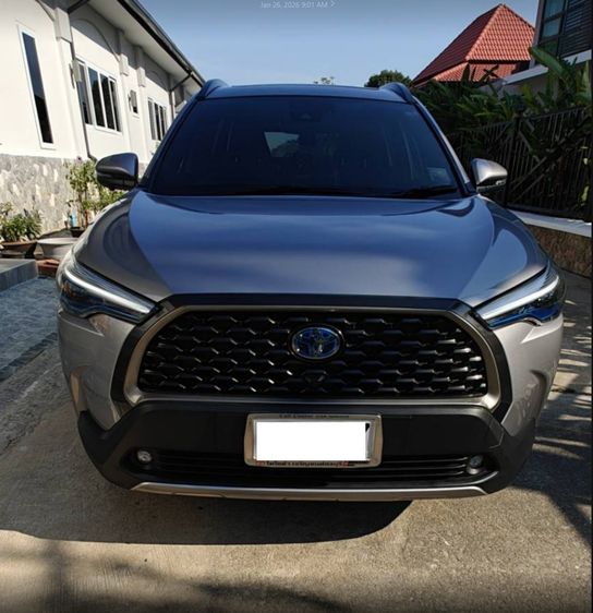 Toyota Corolla Cross 2021 1.8 Hybrid Premium Safety Utility-car ไฮบริด เกียร์อัตโนมัติ บรอนซ์เงิน รูปที่ 3