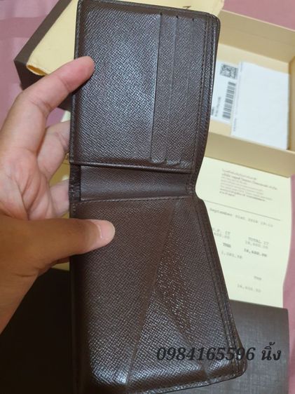 Louis vuitton men wallet แท้ ปี2016 ใบเสร็จพารากอน รูปที่ 3
