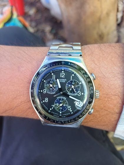 เงิน นาฬิกา Swatch swiss Ag2000 