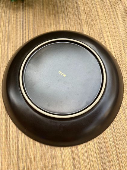 จานเคลือบงานดินเผาญี่ปุ่น ลายมงคล มือสองเหมือนใหม่ รูปที่ 4