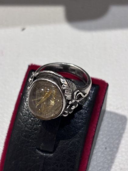 แหวนเงินแท้ไหมทอง 12  15
