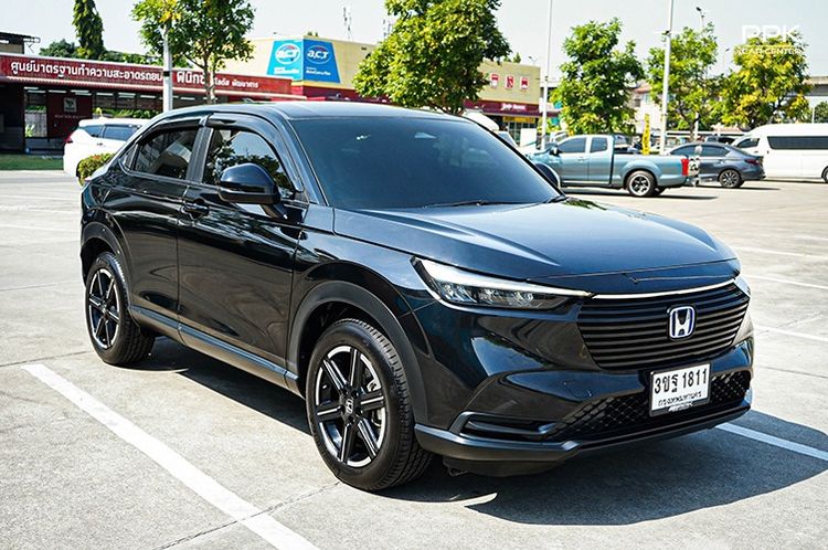 Honda HR-V 2022 1.5 e:HEV E Utility-car ไฮบริด ไม่ติดแก๊ส เกียร์อัตโนมัติ ดำ รูปที่ 3