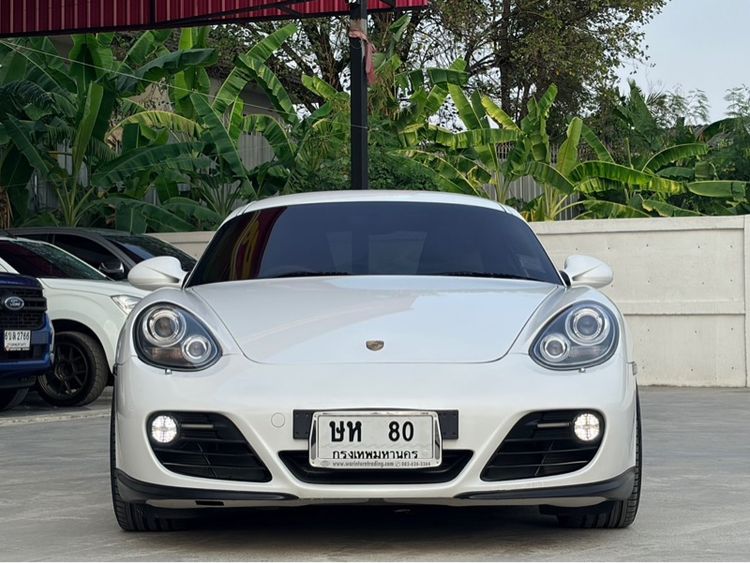 Porsche Cayman 2011 2.9 PDK Sedan เบนซิน ไม่ติดแก๊ส เกียร์อัตโนมัติ ขาว รูปที่ 2