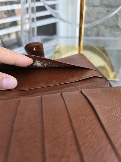 LV Monogram Porte Papier Bi-fold Wallet Y.2000 รูปที่ 10
