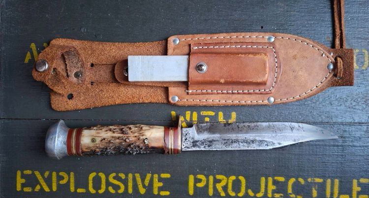 มีด เดินป่า เยอรมัน ด้ามแท้ รูปที่ 2