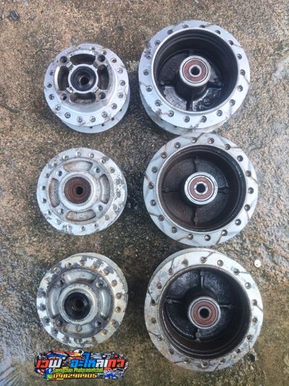 ดุมเวฟแท้ หน้าหลัง