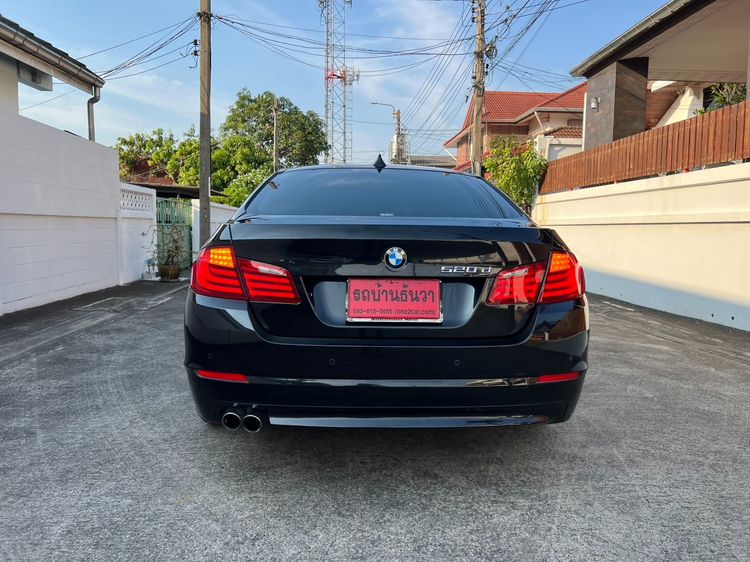 BMW Series 5 2013 520d Sedan ดีเซล เกียร์อัตโนมัติ ดำ รูปที่ 3
