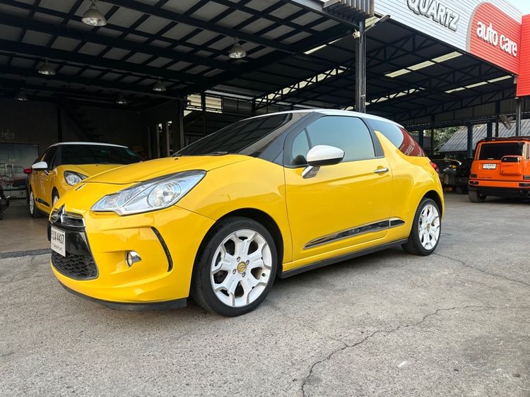 Citroen DS3 2013 1.6 So Chic เบนซิน ไม่ติดแก๊ส เกียร์อัตโนมัติ เหลือง รูปที่ 3