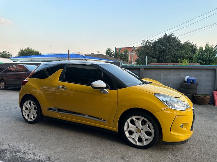 Citroen DS3 2013 1.6 So Chic เบนซิน ไม่ติดแก๊ส เกียร์อัตโนมัติ เหลือง รูปที่ 2