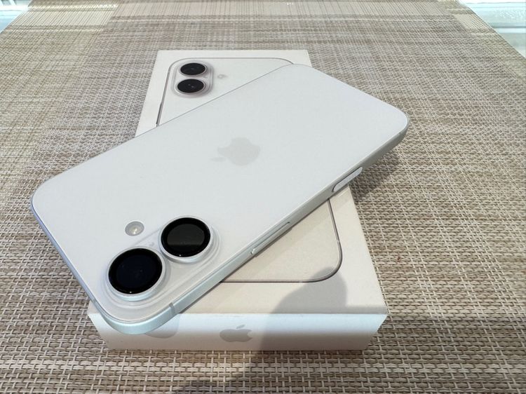iPhone 16 สีขาว 128 ประกันศูนย์ ผ่อนได้ รูปที่ 5
