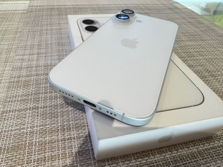 iPhone 16 สีขาว 128 ประกันศูนย์ ผ่อนได้ รูปที่ 2