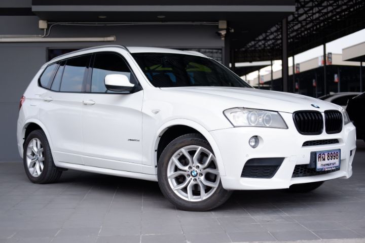 BMW X3 2013 2.0 xDrive20d Highline 4WD Utility-car ดีเซล ไม่ติดแก๊ส เกียร์อัตโนมัติ ขาว รูปที่ 3