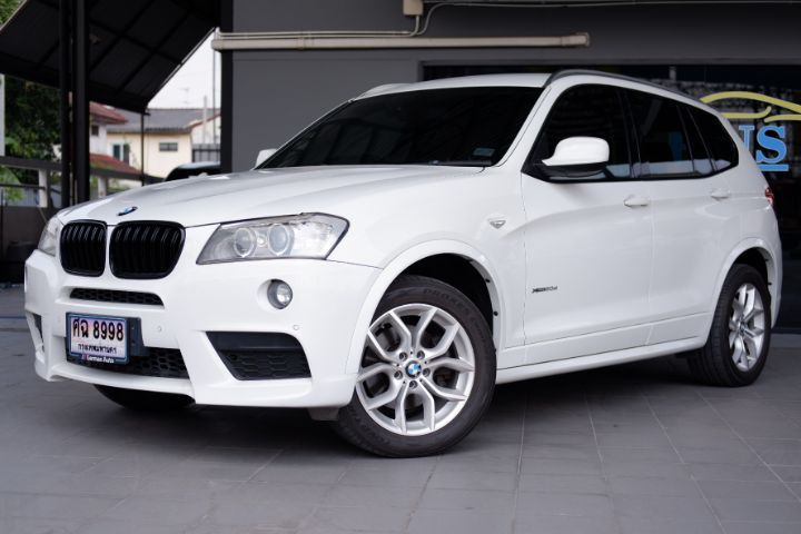 BMW X3 2013 2.0 xDrive20d Highline 4WD Utility-car ดีเซล ไม่ติดแก๊ส เกียร์อัตโนมัติ ขาว รูปที่ 4