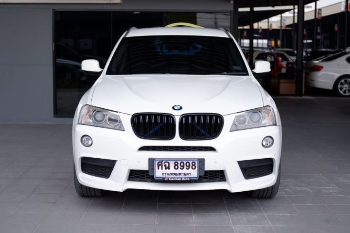 รถ BMW X3 2.0 xDrive20d Highline 4WD สี ขาว