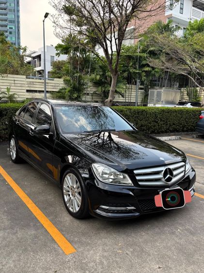 Mercedes-Benz C-Class 2013 C200 CGI Sedan เบนซิน ไม่ติดแก๊ส เกียร์อัตโนมัติ ดำ รูปที่ 2