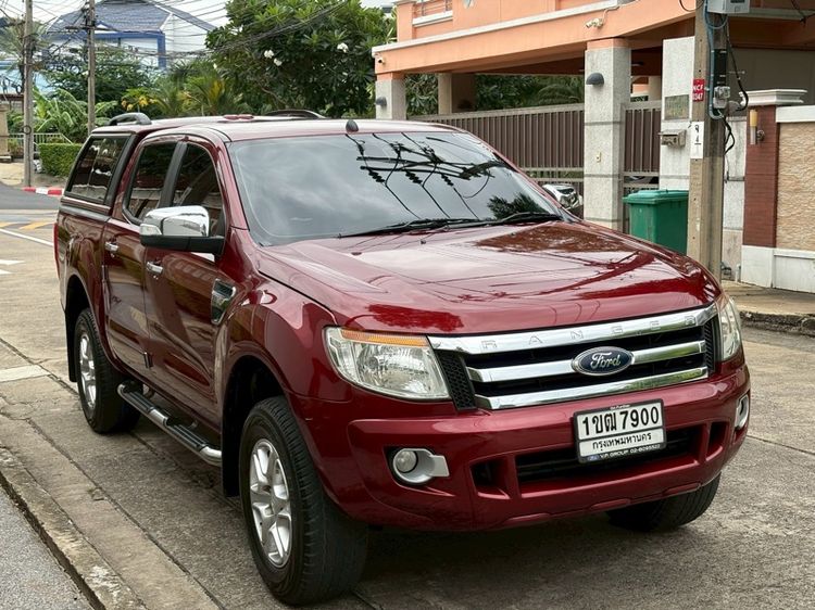 Ford Ranger 2013 2.2 XLT Pickup ดีเซล ไม่ติดแก๊ส เกียร์อัตโนมัติ แดง รูปที่ 2
