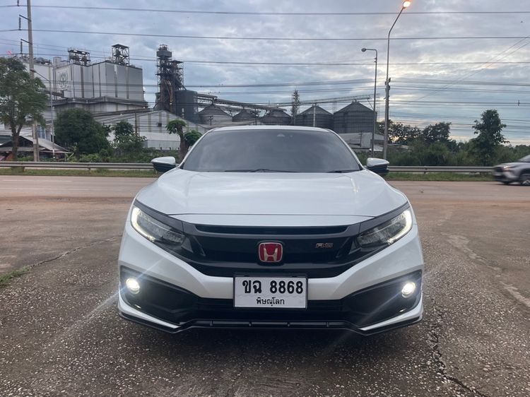 Honda Civic 2019 1.5 Turbo RS Sedan เบนซิน ไม่ติดแก๊ส เกียร์อัตโนมัติ ขาว รูปที่ 3