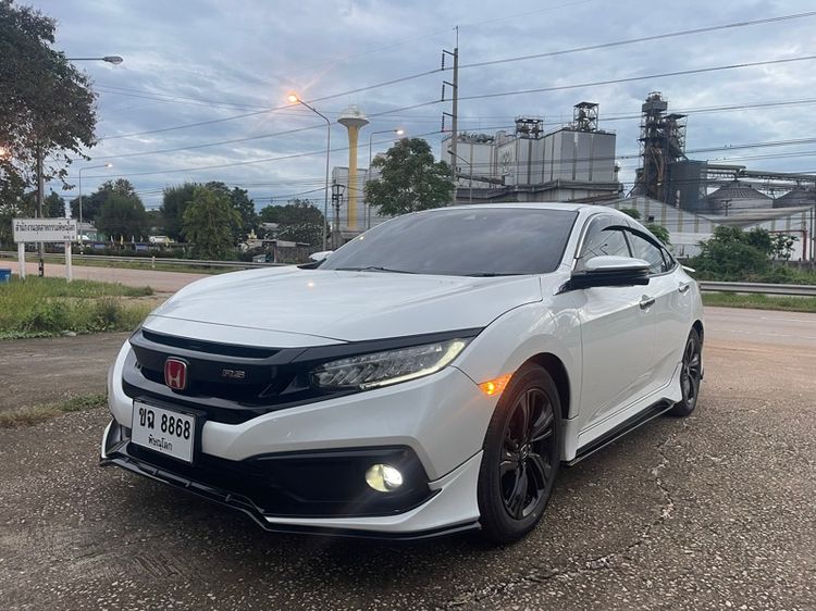Honda Civic 2019 1.5 Turbo RS Sedan เบนซิน ไม่ติดแก๊ส เกียร์อัตโนมัติ ขาว รูปที่ 2