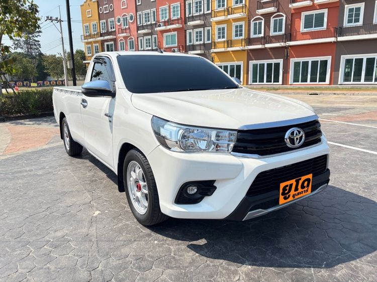 Toyota Hilux Revo 2019 2.8 J Plus Pickup ดีเซล ไม่ติดแก๊ส เกียร์ธรรมดา ขาว รูปที่ 2