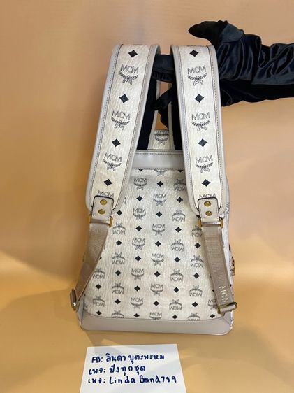 เป้ mcm สีครีม  รูปที่ 2