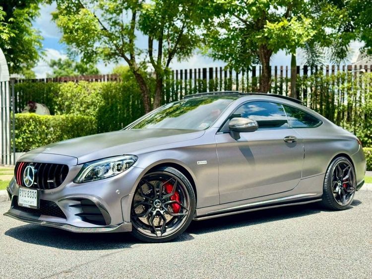 รถ Mercedes-Benz C-Class C200 สี เทา