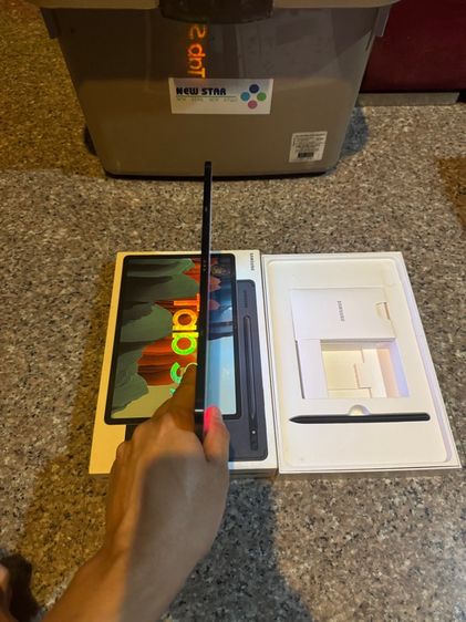 ขายSamsungTabS7สีMystic Gray128กิ๊กมีกล่องสูนTrueใช้งานดีทุกๆฟังชั่นถูกมากก รูปที่ 5