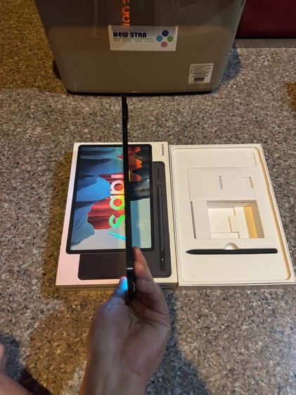 ขายSamsungTabS7สีMystic Gray128กิ๊กมีกล่องสูนTrueใช้งานดีทุกๆฟังชั่นถูกมากก รูปที่ 6