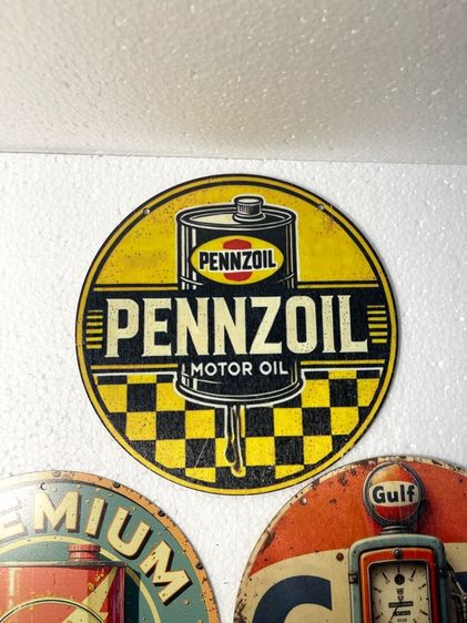 แผ่นป้าย น้ำมัน แต่งบ้านสะสม รูปที่ 7