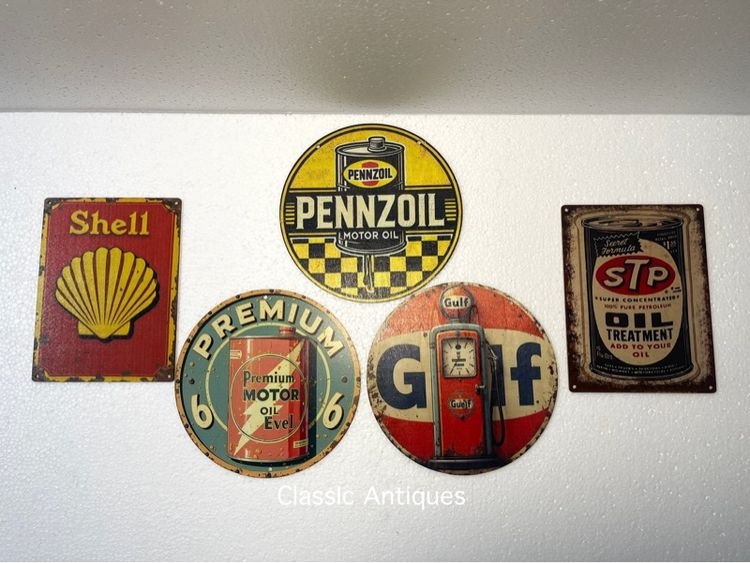 แผ่นป้าย น้ำมัน แต่งบ้านสะสม รูปที่ 3