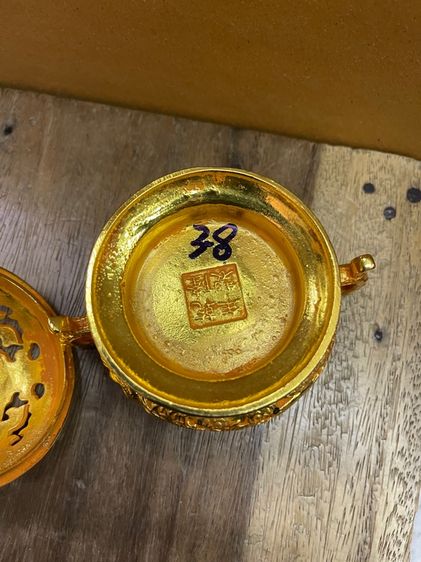 กระถาง กำยาน หัวสิงห์ กระไหล่ทอง สะสม  รูปที่ 10