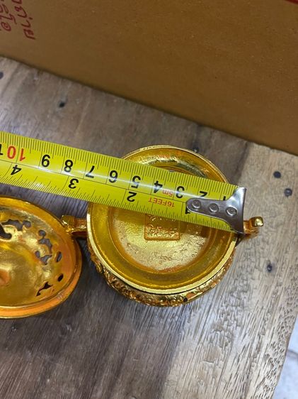 กระถาง กำยาน หัวสิงห์ กระไหล่ทอง สะสม  รูปที่ 11