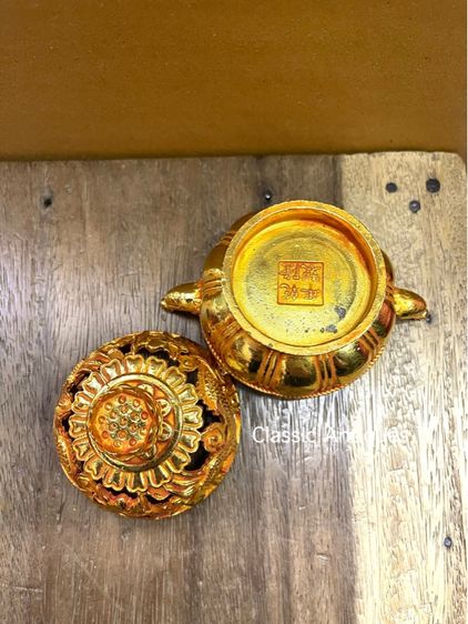 กระถาง กำยาน มังกร กระไหล่ทอง สะสม  รูปที่ 9