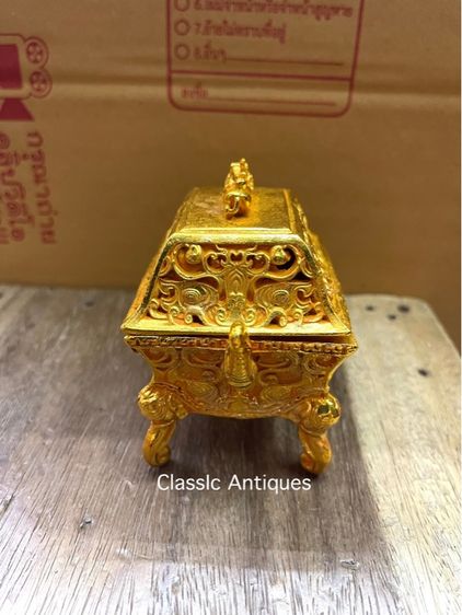 กระถาง กำยาน กระไหล่ทอง สะสม  รูปที่ 4