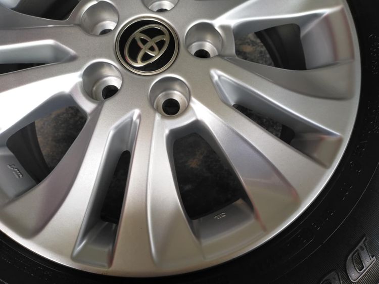 แม็กโตโยต้า ขอบ16 สีเดิม พร้อมยางดันลอป 215 65 16 ปี24 ยางสวย ใส่ revo vigo ตัวเตี้ย รูปที่ 7