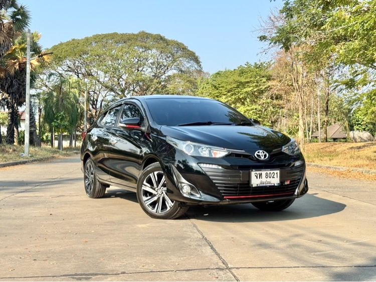 Toyota Yaris ATIV 2018 1.2 S Sedan เบนซิน เกียร์อัตโนมัติ ดำ รูปที่ 3