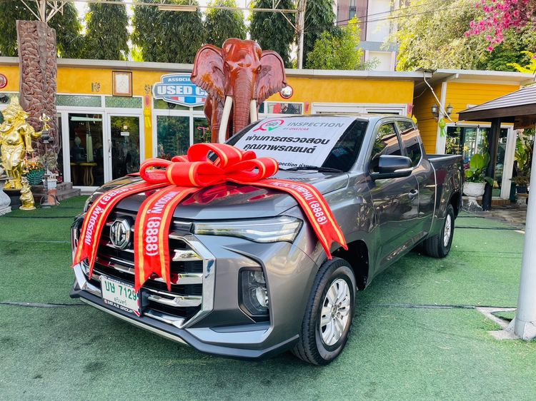MG Extender 2024 2.0 Grand D Pickup ดีเซล ไม่ติดแก๊ส เกียร์ธรรมดา เทา รูปที่ 3