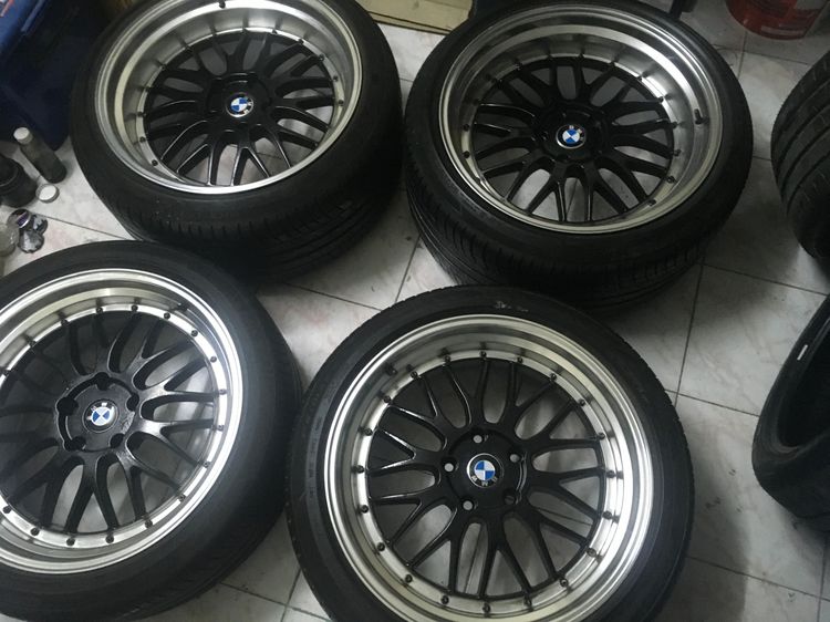 อื่นๆ อะลูมิเนียมอัลลอย 19" ล้อแมก BBS LM ขอบ19 5ู 120 หน้า8.5 นิ้ว หลัง10นิ้ว 11500บาท