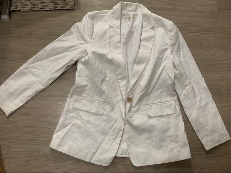 สื้อสูทสีขาว loft แท้ๆ รูปที่ 6